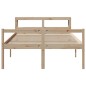 vidaXL Seniorenbett mit Kopfteil 140x190 cm Massivholz Kiefer vidaXL Seniorenbett mit Kopfteil 140x190 cm Massivholz Kiefer