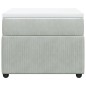 vidaXL Boxspringbett mit Matratze Hellgrau 80x200 cm Samt vidaXL Boxspringbett mit Matratze Hellgrau 80x200 cm Samt