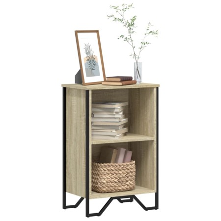 vidaXL Bücherregal Sonoma-Eiche 50x31x74,5 cm Holzwerkstoff