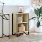vidaXL Bücherregal Sonoma-Eiche 50x31x74,5 cm Holzwerkstoff vidaXL Bücherregal Sonoma-Eiche 50x31x74,5 cm Holzwerkstoff