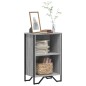 vidaXL Bücherregal Grau Sonoma 50x31x74,5 cm Holzwerkstoff vidaXL Bücherregal Grau Sonoma 50x31x74,5 cm Holzwerkstoff
