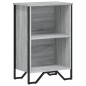 vidaXL Bücherregal Grau Sonoma 50x31x74,5 cm Holzwerkstoff vidaXL Bücherregal Grau Sonoma 50x31x74,5 cm Holzwerkstoff