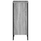 vidaXL Bücherregal Grau Sonoma 50x31x74,5 cm Holzwerkstoff vidaXL Bücherregal Grau Sonoma 50x31x74,5 cm Holzwerkstoff