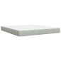 vidaXL Boxspringbett mit Matratze Hellgrau 180x200 cm Samt vidaXL Boxspringbett mit Matratze Hellgrau 180x200 cm Samt