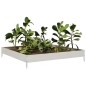 vidaXL Hochbeet 100x100x18,5 cm Edelstahl vidaXL Hochbeet 100x100x18,5 cm Edelstahl