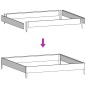 vidaXL Hochbeet 100x100x18,5 cm Edelstahl vidaXL Hochbeet 100x100x18,5 cm Edelstahl