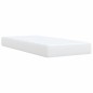 vidaXL Boxspringbett mit Matratze Weiß 80x200 cm Kunstleder vidaXL Boxspringbett mit Matratze Weiß 80x200 cm Kunstleder