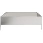 vidaXL Hochbeet 100x100x33,5 cm Edelstahl vidaXL Hochbeet 100x100x33,5 cm Edelstahl