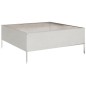 vidaXL Hochbeet 100x100x25 cm Edelstahl vidaXL Hochbeet 100x100x25 cm Edelstahl