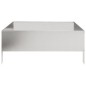 vidaXL Hochbeet 100x100x25 cm Edelstahl vidaXL Hochbeet 100x100x25 cm Edelstahl