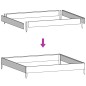 vidaXL Hochbeet 100x100x25 cm Edelstahl vidaXL Hochbeet 100x100x25 cm Edelstahl