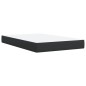 vidaXL Boxspringbett mit Matratze Schwarz 120x190 cm Kunstleder vidaXL Boxspringbett mit Matratze Schwarz 120x190 cm Kunstleder