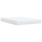 vidaXL Boxspringbett mit Matratze Weiß 140x200 cm Kunstleder vidaXL Boxspringbett mit Matratze Weiß 140x200 cm Kunstleder