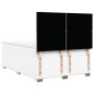 vidaXL Boxspringbett mit Matratze Weiß 140x200 cm Kunstleder vidaXL Boxspringbett mit Matratze Weiß 140x200 cm Kunstleder