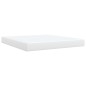 vidaXL Boxspringbett mit Matratze Weiß 180x200 cm Kunstleder vidaXL Boxspringbett mit Matratze Weiß 180x200 cm Kunstleder