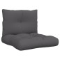 vidaXL Palettenkissen 2-tlg. Anthrazit Stoff vidaXL Palettenkissen 2-tlg. Anthrazit Stoff