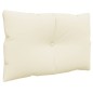 vidaXL Palettenkissen 2-tlg. Creme Stoff vidaXL Palettenkissen 2-tlg. Creme Stoff