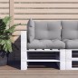 vidaXL Palettenkissen 3-tlg. Grau Stoff vidaXL Palettenkissen 3-tlg. Grau Stoff