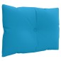 vidaXL Palettenkissen 3-tlg. Blau Stoff vidaXL Palettenkissen 3-tlg. Blau Stoff