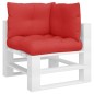 vidaXL Palettenkissen 3-tlg. Rot Stoff vidaXL Palettenkissen 3-tlg. Rot Stoff