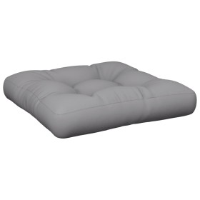 vidaXL Palettenkissen Grau 60x60x12 cm Stoff