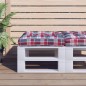 vidaXL Palettenkissen Rot Karomuster 60x60x12 cm Stoff vidaXL Palettenkissen Rot Karomuster 60x60x12 cm Stoff