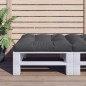 vidaXL Palettenkissen Schwarz 70x70x12 cm Stoff vidaXL Palettenkissen Schwarz 70x70x12 cm Stoff