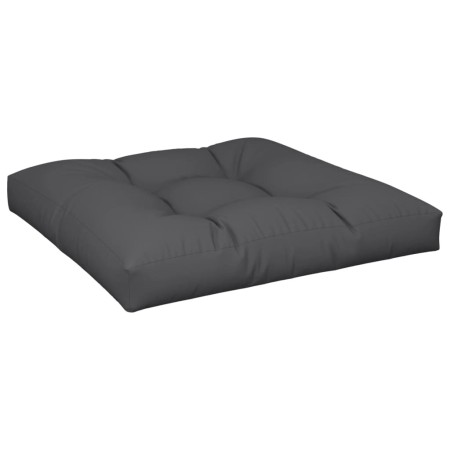vidaXL Palettenkissen Schwarz 70x70x12 cm Stoff