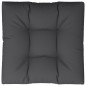 vidaXL Palettenkissen Schwarz 70x70x12 cm Stoff vidaXL Palettenkissen Schwarz 70x70x12 cm Stoff