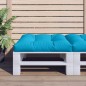 vidaXL Palettenkissen Blau 80x80x12 cm Stoff vidaXL Palettenkissen Blau 80x80x12 cm Stoff