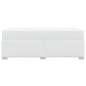 vidaXL Boxspringbett mit Matratze Weiß 80x200 cm Kunstleder vidaXL Boxspringbett mit Matratze Weiß 80x200 cm Kunstleder