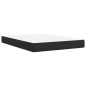 vidaXL Boxspringbett mit Matratze Schwarz 140x190 cm Kunstleder vidaXL Boxspringbett mit Matratze Schwarz 140x190 cm Kunstleder