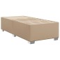 vidaXL Boxspringbett mit Matratze Cappuccino-Braun 90x190cm Kunstleder vidaXL Boxspringbett mit Matratze Cappuccino-Braun 90x190cm Kunstleder