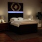 vidaXL Boxspringbett mit Matratze Schwarz 140x190 cm Kunstleder vidaXL Boxspringbett mit Matratze Schwarz 140x190 cm Kunstleder