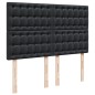 vidaXL Boxspringbett mit Matratze Schwarz 140x190 cm Kunstleder vidaXL Boxspringbett mit Matratze Schwarz 140x190 cm Kunstleder