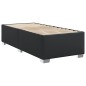 vidaXL Bettgestell Schwarz 90x200 cm Kunstleder vidaXL Bettgestell Schwarz 90x200 cm Kunstleder