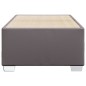 vidaXL Bettgestell Grau 90x200 cm Kunstleder vidaXL Bettgestell Grau 90x200 cm Kunstleder