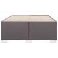 vidaXL Bettgestell Grau 120x200 cm Kunstleder vidaXL Bettgestell Grau 120x200 cm Kunstleder