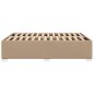 vidaXL Bettgestell Cappuccino-Braun 140x200 cm Kunstleder vidaXL Bettgestell Cappuccino-Braun 140x200 cm Kunstleder