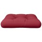 vidaXL Palettenkissen Weinrot 50x50x12 cm Stoff