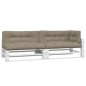 vidaXL Palettenkissen 5-tlg. Taupe Stoff vidaXL Palettenkissen 5-tlg. Taupe Stoff