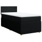 vidaXL Boxspringbett mit Matratze Schwarz 80x200 cm Stoff vidaXL Boxspringbett mit Matratze Schwarz 80x200 cm Stoff