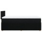 vidaXL Boxspringbett mit Matratze Schwarz 80x200 cm Stoff vidaXL Boxspringbett mit Matratze Schwarz 80x200 cm Stoff