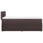 vidaXL Boxspringbett mit Matratze Dunkelbraun 80x200 cm Stoff vidaXL Boxspringbett mit Matratze Dunkelbraun 80x200 cm Stoff