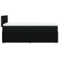 vidaXL Boxspringbett mit Matratze Schwarz 80x200 cm Stoff vidaXL Boxspringbett mit Matratze Schwarz 80x200 cm Stoff
