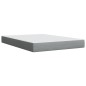 vidaXL Boxspringbett mit Matratze Hellgrau 140x200 cm Stoff vidaXL Boxspringbett mit Matratze Hellgrau 140x200 cm Stoff