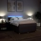 vidaXL Boxspringbett mit Matratze Dunkelbraun 160x200 cm Stoff vidaXL Boxspringbett mit Matratze Dunkelbraun 160x200 cm Stoff