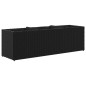 vidaXL Pflanzkübel mit 3 Töpfen 2 Stk. Schwarz 105x30x32cm Poly Rattan vidaXL Pflanzkübel mit 3 Töpfen 2 Stk. Schwarz 105x30x32cm Poly Rattan