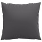 vidaXL Sofakissen 4 Stk. Anthrazit 60x60 cm Stoff vidaXL Sofakissen 4 Stk. Anthrazit 60x60 cm Stoff