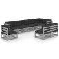 9-tlg. Garten-Lounge-Set mit Kissen Kiefer Massivholz 9-tlg. Garten-Lounge-Set mit Kissen Kiefer Massivholz